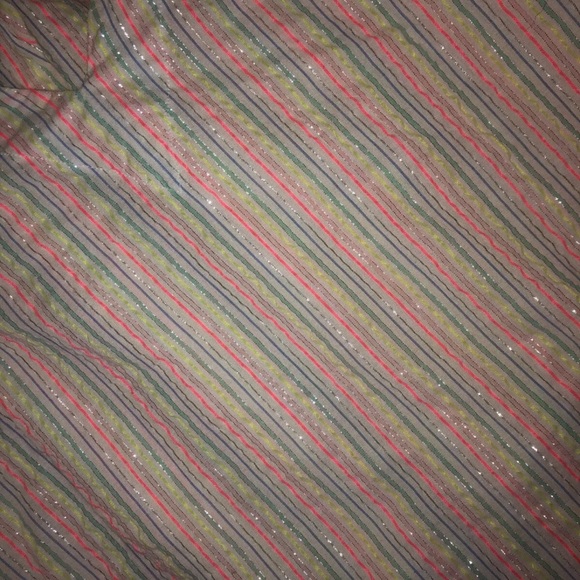 A New Day Women’s Size XL Multicolor Striped Bell Sleeve Shirt Blouse - Picture 3 of 4